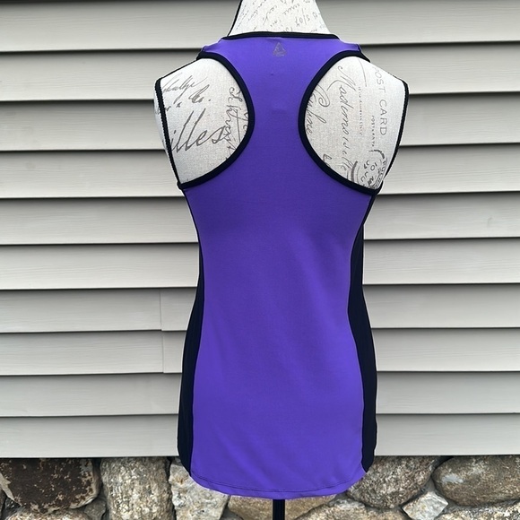 Zuzuzen Active High Performance Racerback Tank - Black/Purple - Picture 4 of 10